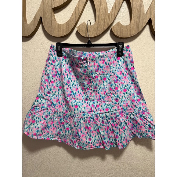 Lilly Pulitzer Pink And Blue Skirt Size 12 - Picture 3 of 3